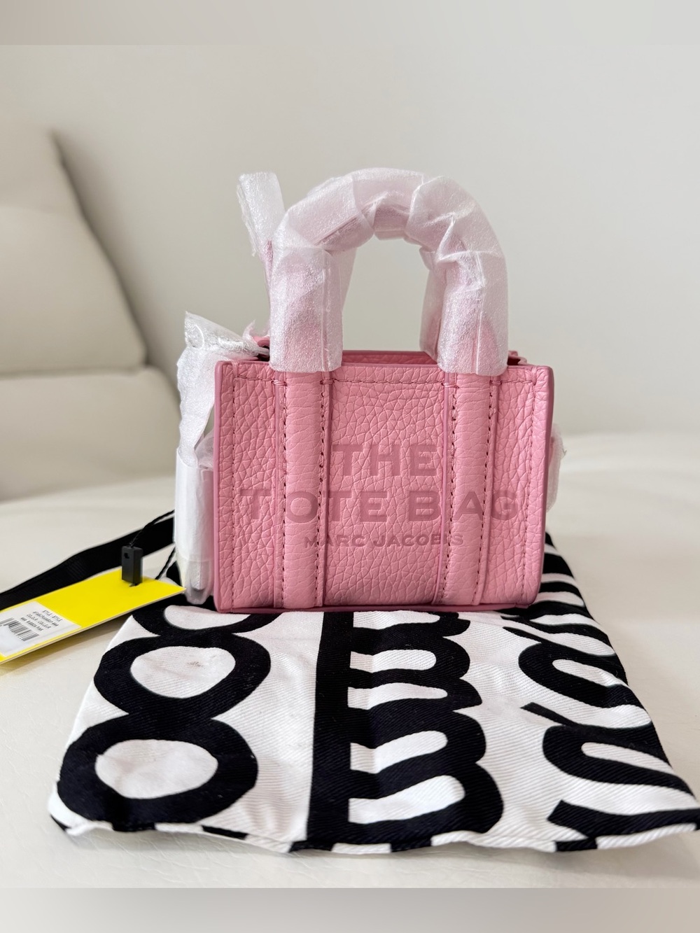 Marc Jacobs The Nano Tote Bag Charm - Petal Pink